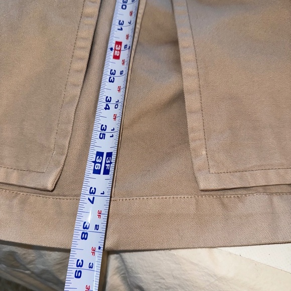 Outerknown Century Car Coat Mens Latte Canvas Trench Over Coat 100% Cotton S NEW - Picture 9 of 10